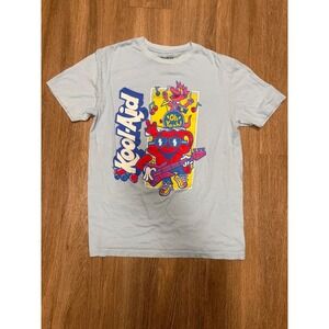 Kool-Aid Man Rock & Roll Graphic T-Shirt Mens Medium Light Blue Oh Yeah 2023
